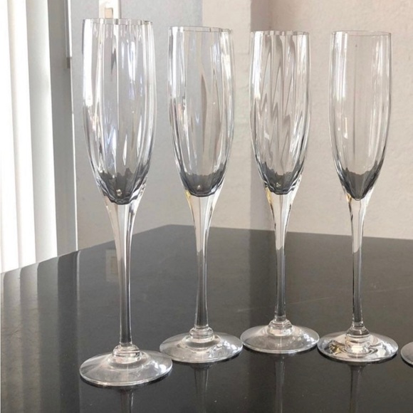 Orrefors Dining Orrefors Crystal Champagne Flutes Poshmark